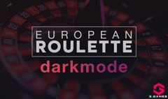 G Games - European Roulette - Dark mode